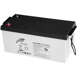 Batería Ritar Plomo-Carbono de Super Ciclado - 12V 200Ah  